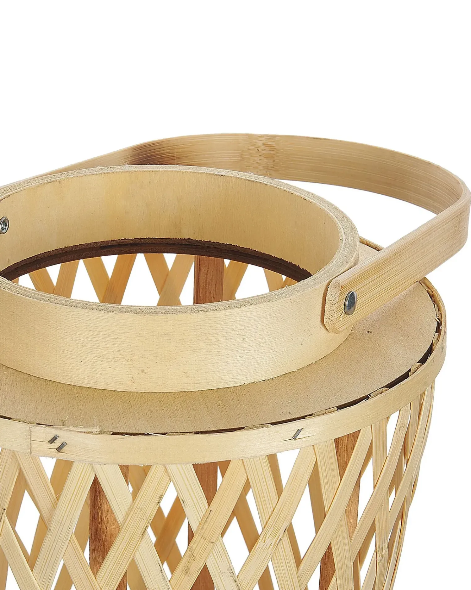 Sale Beliani Lanterna MACTAN Bambù 38 cm Naturale Beige Naturale