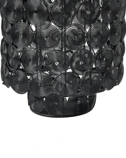 New Beliani Lanterna MMOJSTIR Metallo 35 cm Nero Marrone Nero
