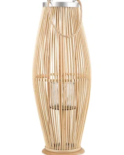 Best Beliani Lanterna TAHITI Bambù Naturale Marrone