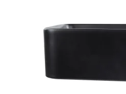 Lavabo da appoggio CHIVANA 51 x 34 cm Ceramica Nero