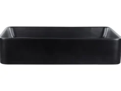 Lavabo da appoggio CHIVANA 51 x 34 cm Ceramica Nero