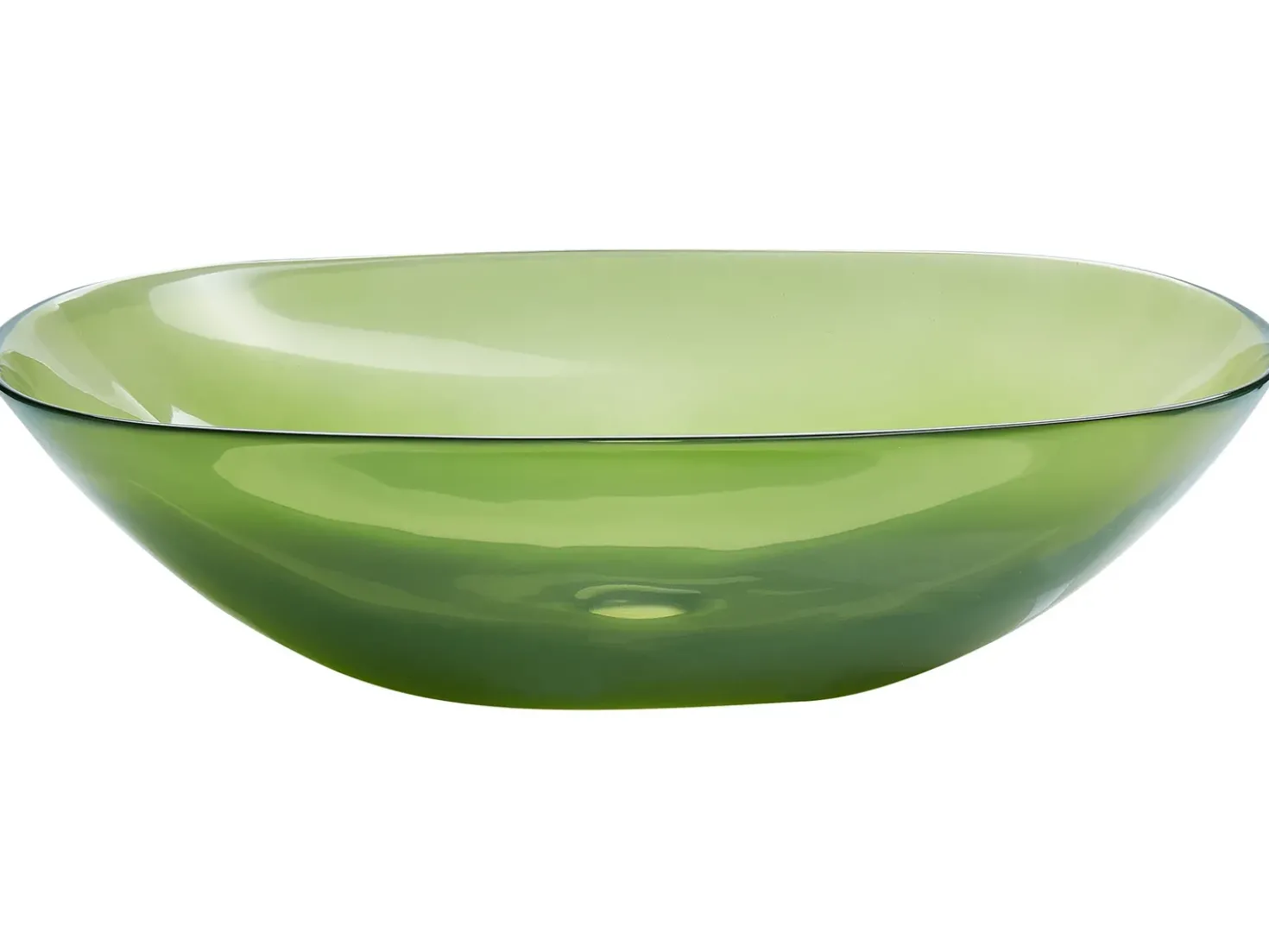 Lavabo da appoggio MOENGO 54 x 36 cm Superficie solida Verde