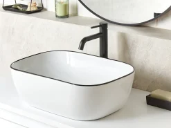 Lavabo da appoggio XERT 46 x 33 cm Ceramica Bianco