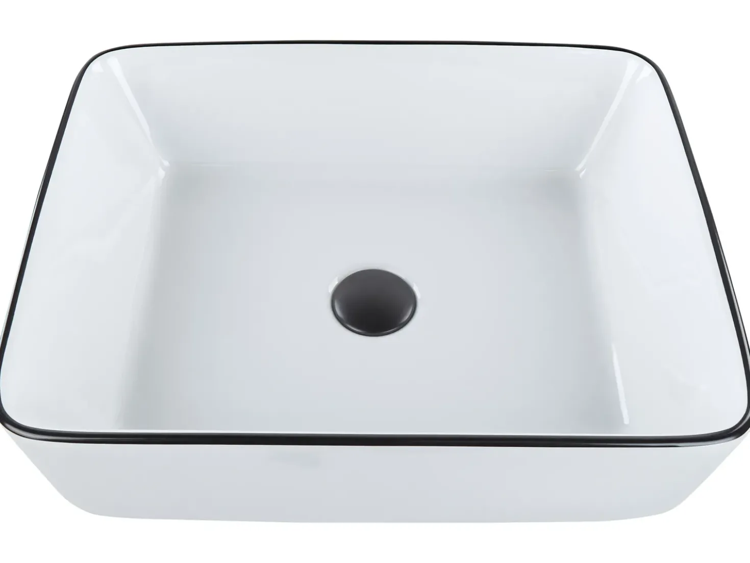 Lavabo da appoggio XERT 49 x 38 cm Ceramica Bianco