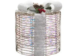 Online Beliani LED JULSO Regali di Natale 20/25/30 cm Argento Argento Multicolore