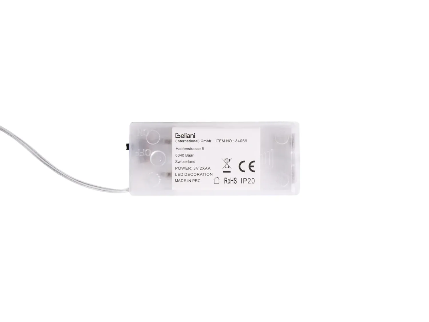 Online Beliani LED KYVESI Albero di Natale 20/25/30 cm Bianco Bianco Rosso Verde