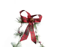 Online Beliani LED KYVESI Albero di Natale 20/25/30 cm Bianco Bianco Rosso Verde