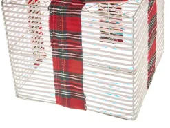 Clearance Beliani LED MANGEN Regali di Natale 20/25/35 cm Bianco sporco Bianco Nero Rosso