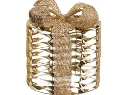 Online Beliani LED SLIVSO Regali di Natale 20/25/30 cm Oro