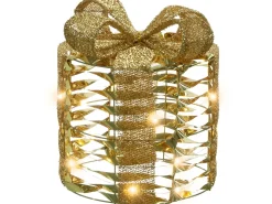 Online Beliani LED SLIVSO Regali di Natale 20/25/30 cm Oro