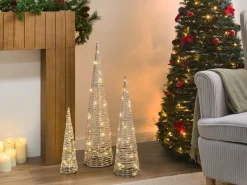 Outlet Beliani LED SONDER Albero di Natale 40/60/80 cm Bianco