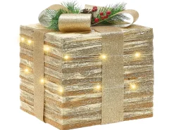 Sale Beliani LED TOFTE Regali di Natale 20/25/30 cm Oro