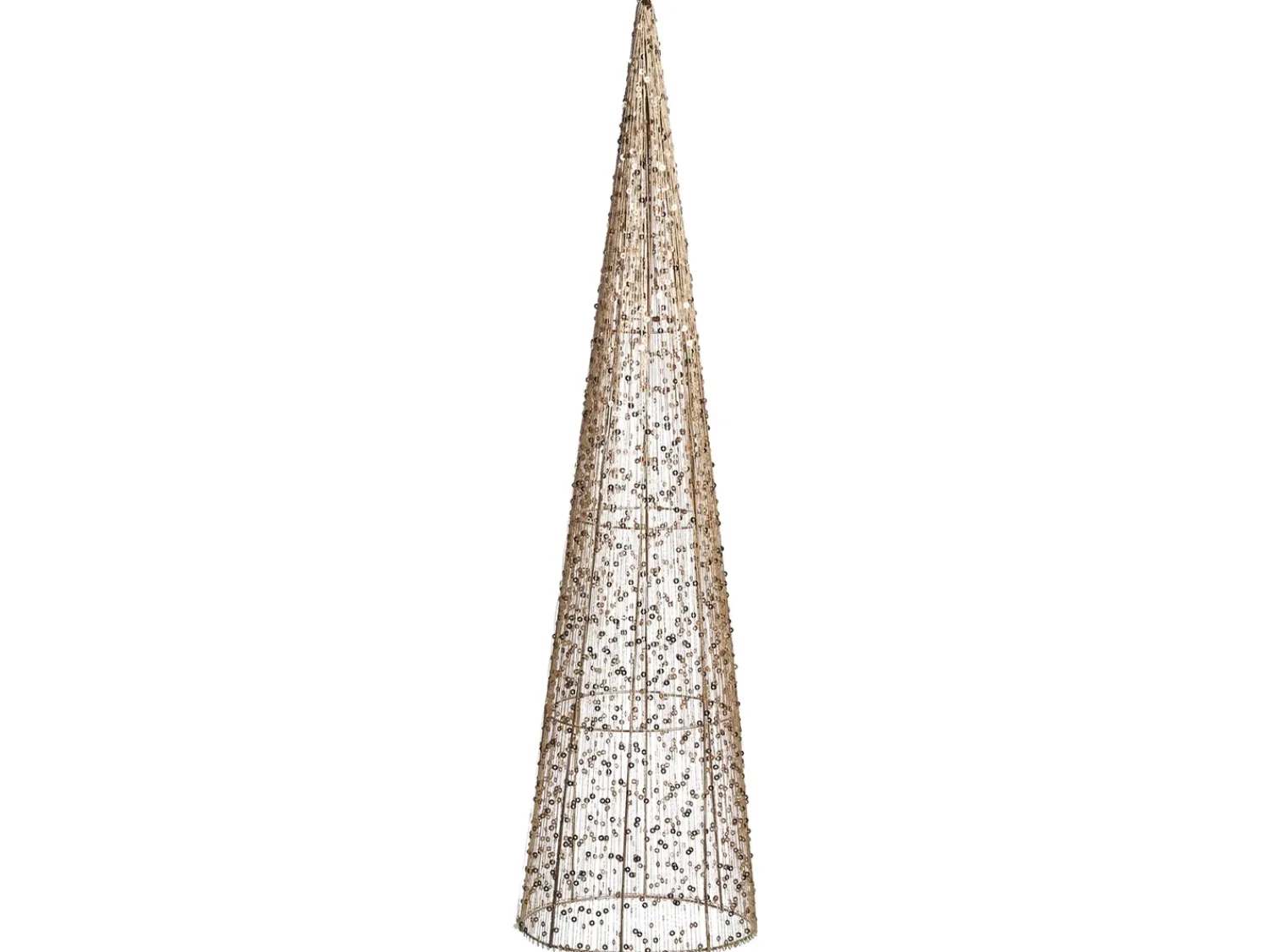 Online Beliani LED VEJLESO Albero di Natale 40/60/80 cm Oro