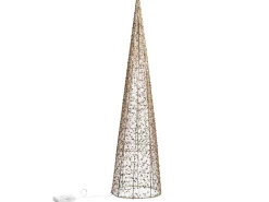 Online Beliani LED VEJLESO Albero di Natale 40/60/80 cm Oro