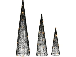 Sale Beliani LED VEJLESO Albero di Natale 40/60/80 cm Nero