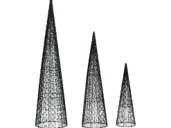 Sale Beliani LED VEJLESO Albero di Natale 40/60/80 cm Nero