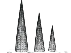 Sale Beliani LED VEJLESO Albero di Natale 40/60/80 cm Nero