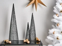 Sale Beliani LED VEJLESO Albero di Natale 40/60/80 cm Nero