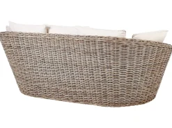 Online Beliani Lettino da giardino CAVO Rattan Naturale Beige Naturale