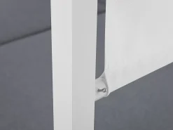 Online Beliani Lettino da giardino PALLANZA Metallo Bianco Bianco Grigio