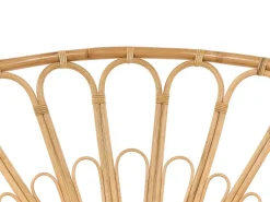 Outlet Beliani Lettino da giardino ROSSANO Rattan Naturale Beige Naturale