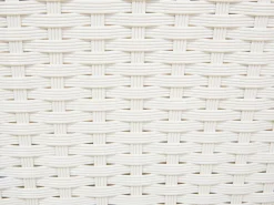 Sale Beliani Lettino da giardino SYLT Rattan sintetico (PE) Bianco Bianco Grigio
