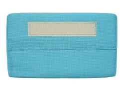 Outlet Beliani Lettino Prendisole a Dondolo CARANO Metallo Turchese Blu Argento Nero