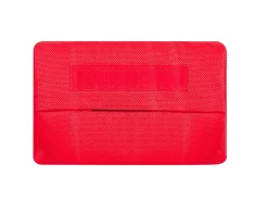 Clearance Beliani Lettino Prendisole a Dondolo CARANO II Metallo Rosso Rosso Nero