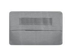 Discount Beliani Lettino Prendisole a Dondolo CARANO II Metallo Grigio chiaro Grigio Nero