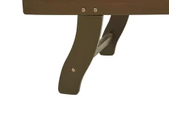 Outlet Beliani Lettino Prendisole AMANTEA II Legno d'acacia scuro Marrone