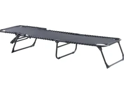 New Beliani Lettino Prendisole AMBATO Metallo Nero