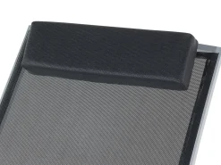 Outlet Beliani CATANIA Metallo Nero Argento Nero