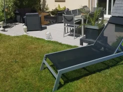 Outlet Beliani CATANIA Metallo Nero Argento Nero