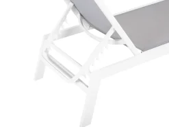 New Beliani CATANIA Metallo Grigio Bianco Grigio