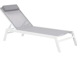 New Beliani CATANIA Metallo Grigio Bianco Grigio