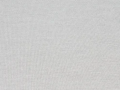 Outlet Beliani Lettino Prendisole con Cuscino AMELIA Metallo Grigio chiaro Bianco Grigio