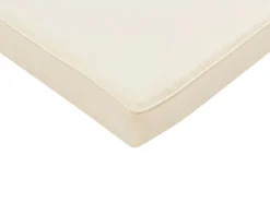 Clearance Beliani Lettino Prendisole con Cuscino FANANO Legno d'acacia Marrone Bianco Marrone
