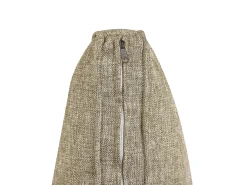 Hot Beliani Lettino Prendisole con Cuscino BELSITO Rattan Naturale Grigio Naturale