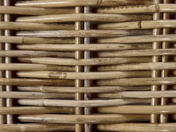 Discount Beliani Lettino Prendisole con Cuscino PALESE Rattan Naturale Grigio Naturale
