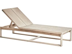 Outlet Beliani AZZANELLO Legno d'acacia Bianco sporco Bianco Marrone