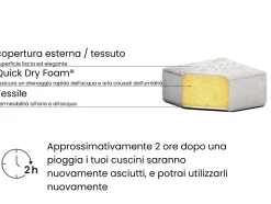 Best Beliani Lettino Prendisole con Cuscino AMELIA Metallo Beige chiaro Beige Nero