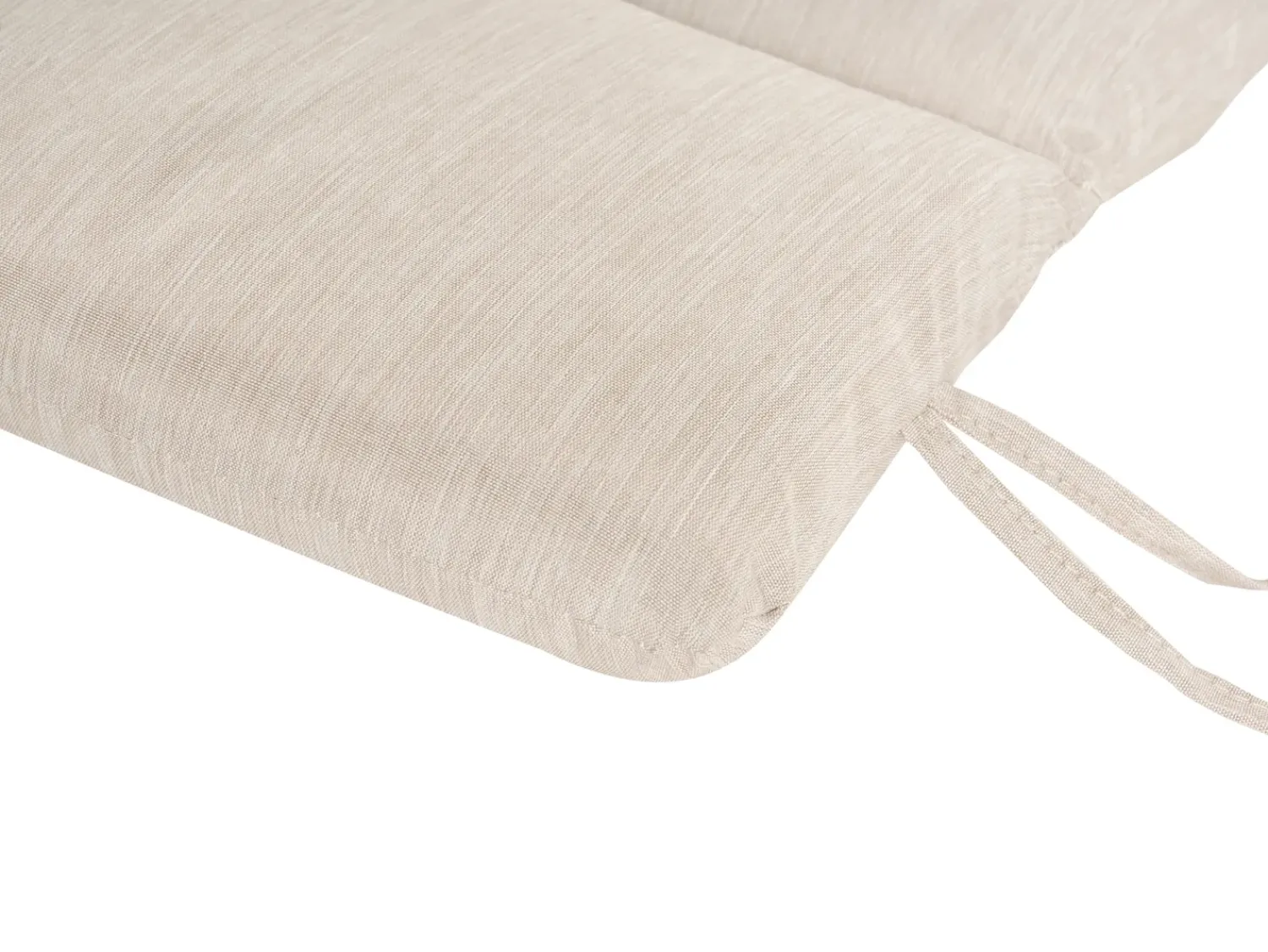 Best Beliani Lettino Prendisole con Cuscino BRESCIA PREMIUM Legno d'acacia Beige chiaro Beige Marrone
