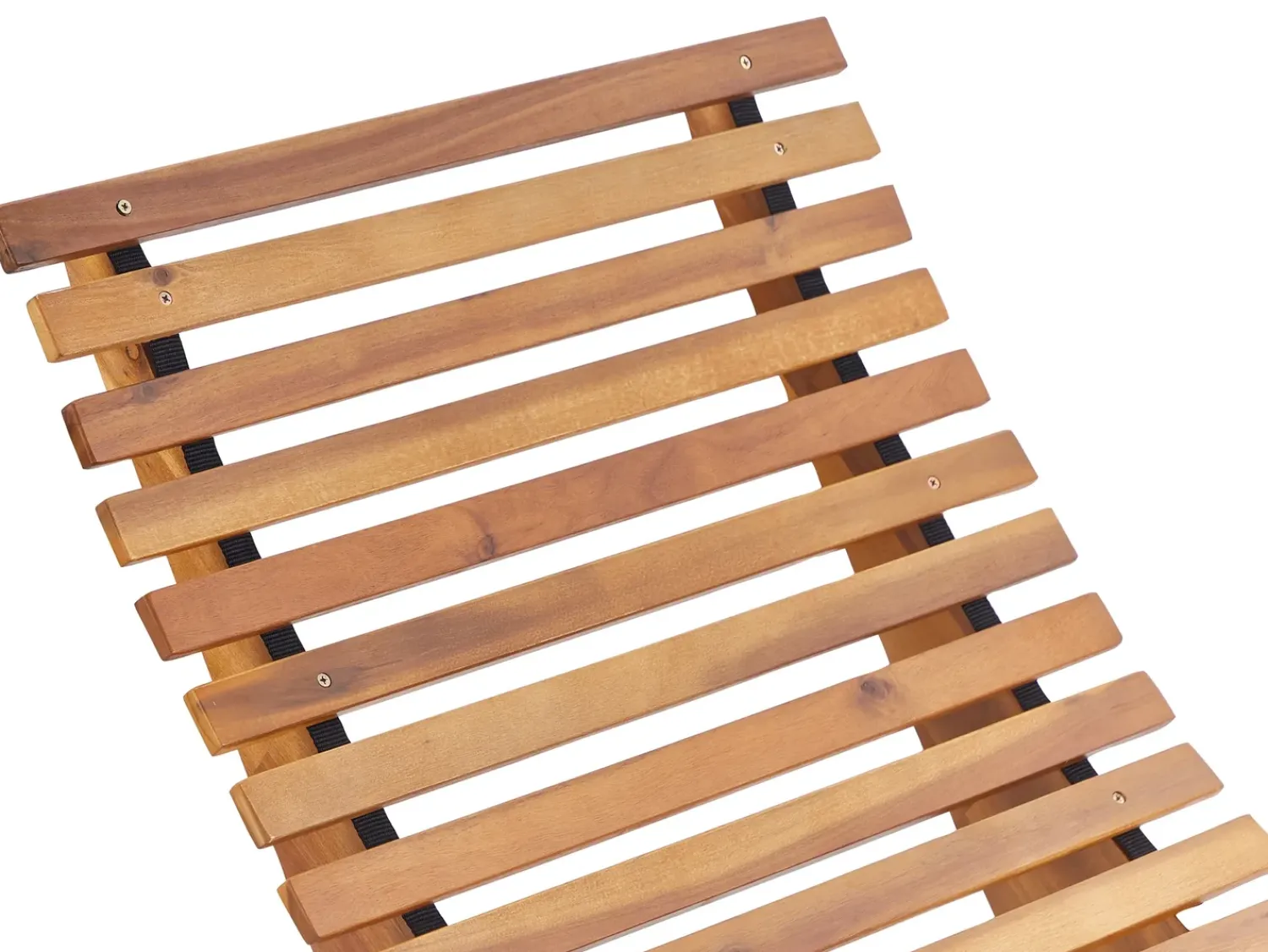 Best Beliani Lettino Prendisole con Cuscino BRESCIA PREMIUM Legno d'acacia Beige chiaro Beige Marrone