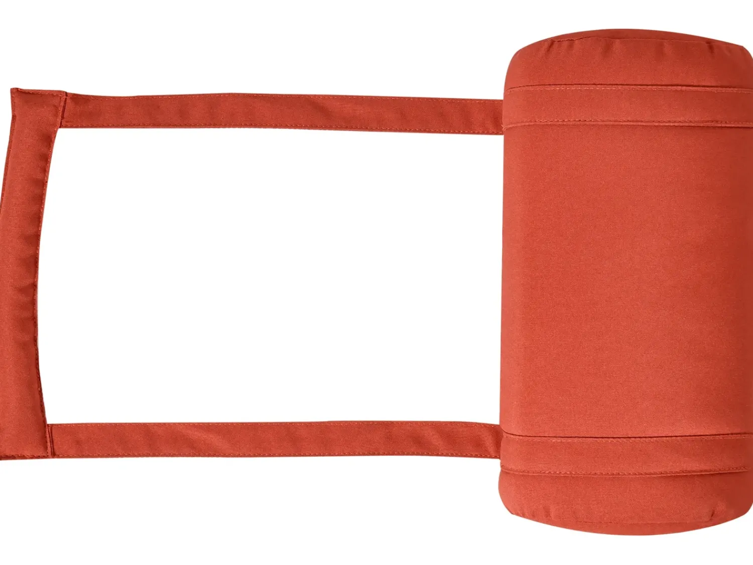 Clearance Beliani Lettino Prendisole con Cuscino BRESCIA PREMIUM Legno d'acacia Rosso Marrone Rosso