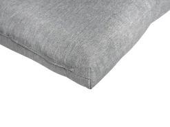 Online Beliani Lettino Prendisole con Cuscino CESANA PREMIUM Legno d'acacia Grigio melange Grigio Marrone