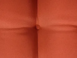 Sale Beliani Lettino Prendisole con Cuscino CESANA PREMIUM Legno d'acacia Rosso Marrone Rosso