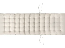 Sale Beliani Lettino Prendisole con Cuscino CESANA PREMIUM Legno d'acacia Beige chiaro Beige Marrone