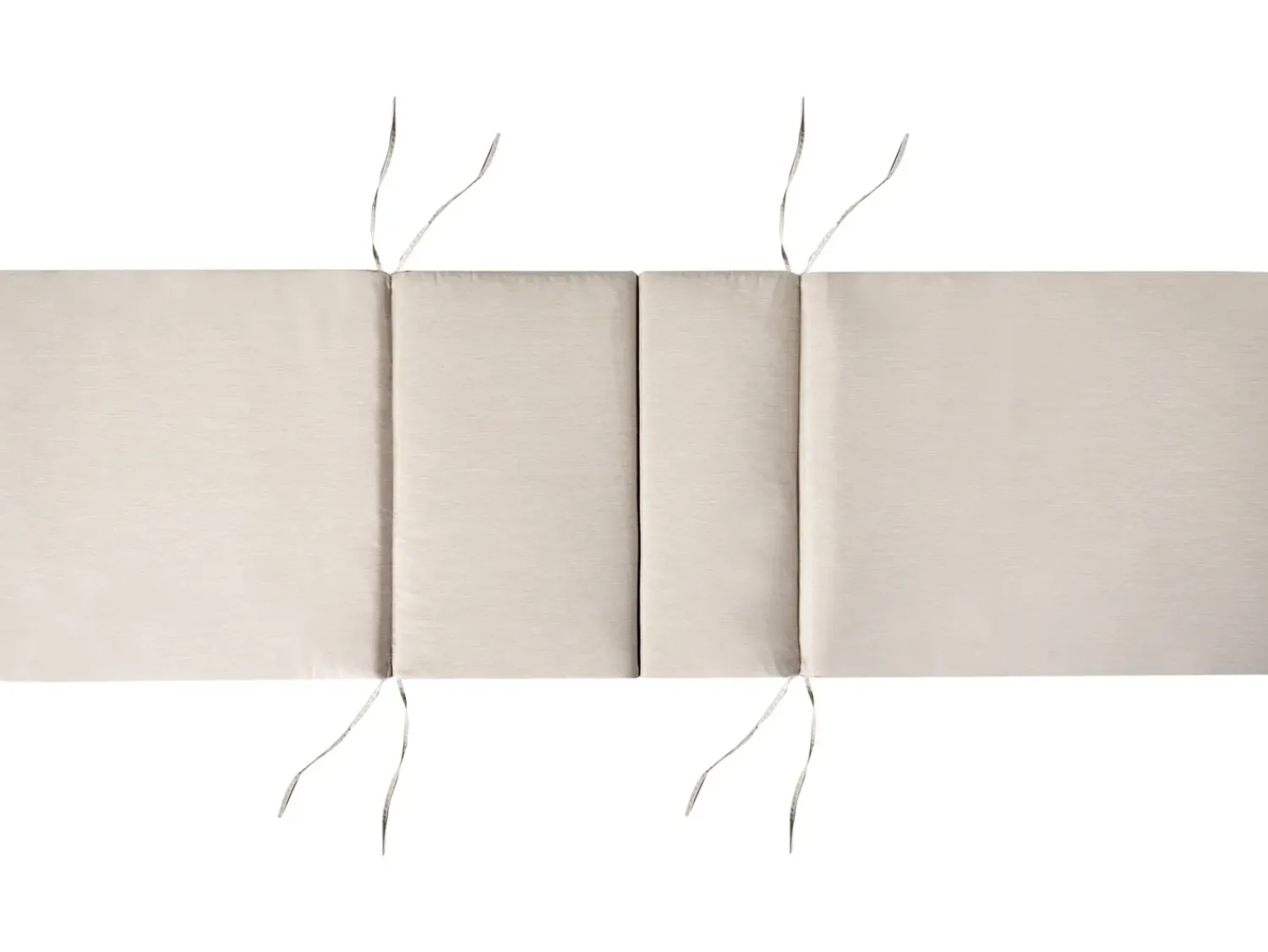 New Beliani Lettino Prendisole con Cuscino JAVA PREMIUM Legno d'acacia Beige chiaro Beige Marrone