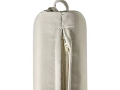 Sale Beliani Lettino Prendisole con Cuscino JAVA PREMIUM Legno d'acacia Tortora Beige Marrone