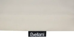 Sale Beliani Lettino Prendisole con Cuscino JAVA PREMIUM Legno d'acacia Tortora Beige Marrone